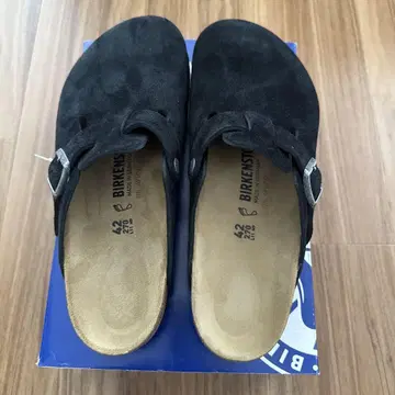 BIRKENSTOCK 버켄스탁 보스턴 블랙 42 27cm