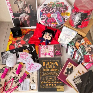 LiSA Blu-ray/DVD/CD LIVE 굿즈 정리 응원봉 등
