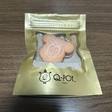 Q-Pot. 디즈니 콜라보 미니 사쿠라 쿠키 샌드 목걸이