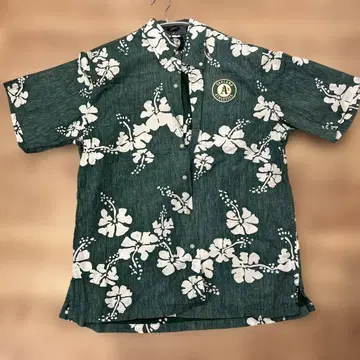 Reyn Spooner 알로하 셔츠 Oakland A's L 사이즈