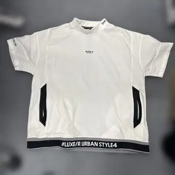 LUXE/R 골프 셔츠 L 사이즈 화이트