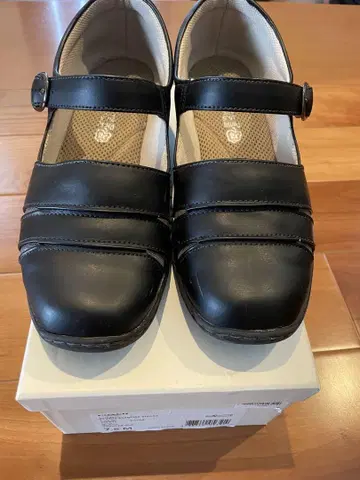즉시 발송! 팬지 신발 샌들 24.5cm EEE 블랙 와이드 오피스에도
