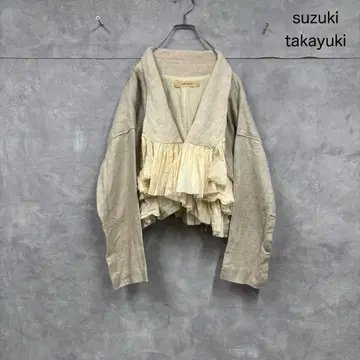 스즈키 타카유키 린넨 빅토리아 자켓 N1073