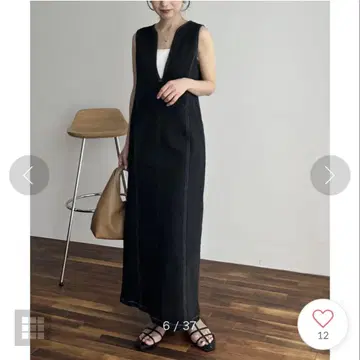 가격 인하! 카프리슈 레마쥬 라인 데님 원피스