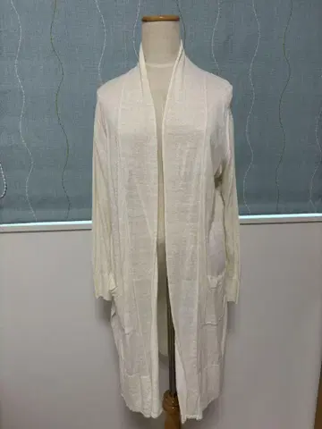 아이보리 롱 가디건 L 사이즈