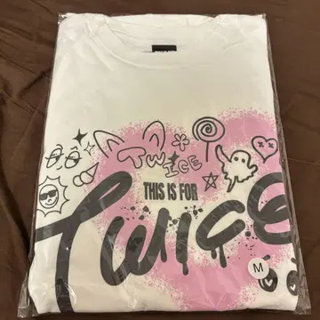TWICE 팝업 티셔츠 화이트 T M 사이즈