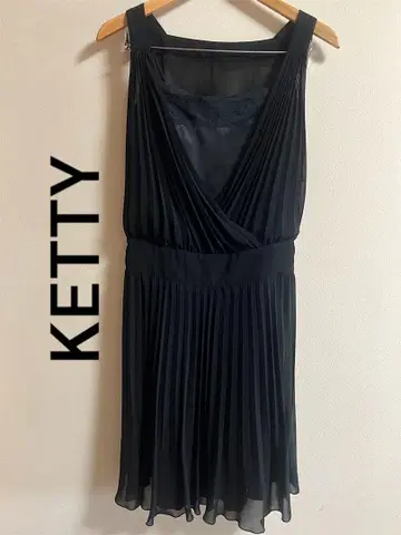 KETTY 케티 블랙 플리츠 원피스 사이즈 1
