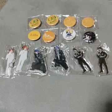 Lida 캔뱃지 및 아크릴 키링 세트