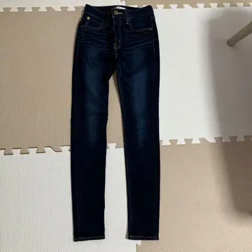 MOUSSY 스키니 데님 다크 블루