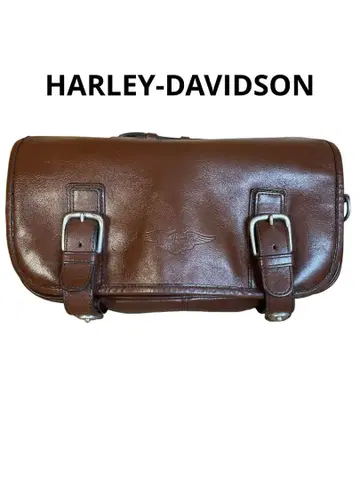 HARLEY-DAVIDSON 가죽 백 밴드 백 할리데이비슨