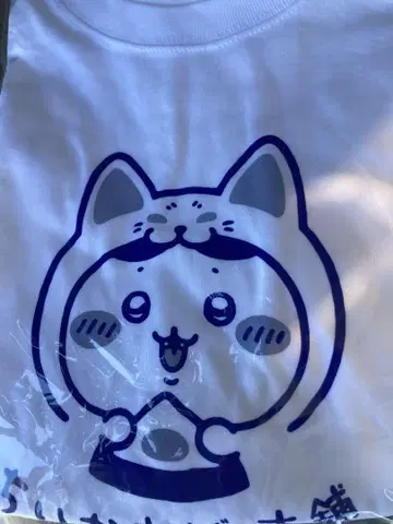 치이카와 모구모구 본포 고양이 캐릭터 티셔츠 XL 화이트 배송비 포함