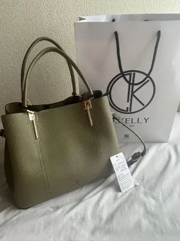 D.KELLY 올리브 그린 핸드백
