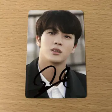 bts JIN 사인 포함 트레이딩 카드