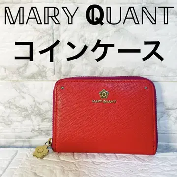 MARYQUANT 코인 케이스 레드 데이지 동전 지갑 마리콴트 빨간색