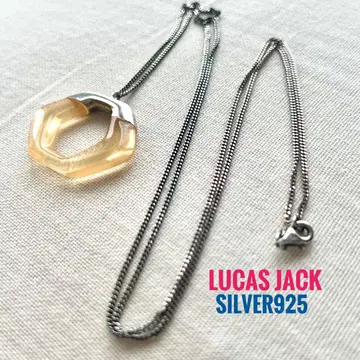LUCAS JACK silver925 육각형 펜던트 목걸이