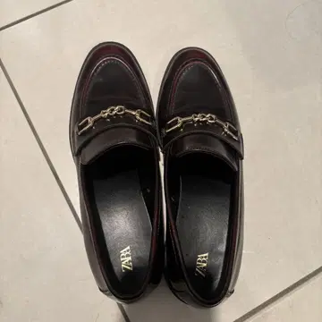 자라 다크 브라운 로퍼 37