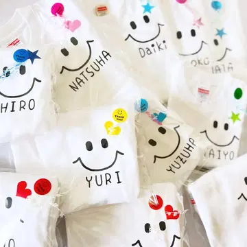 이름 입력 티셔츠 댄스 운동회 생일 기프트 및 시밀러룩 화이트 티셔츠