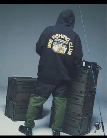 irie fishing club 아이스박스 몬스터 후드티