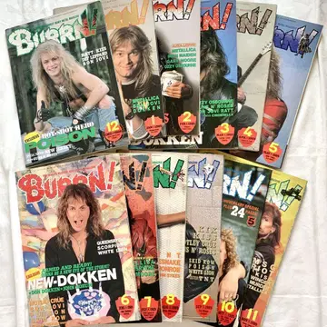 BURRN! 헤비 메탈 잡지 1988년 12월~1989년 11월호