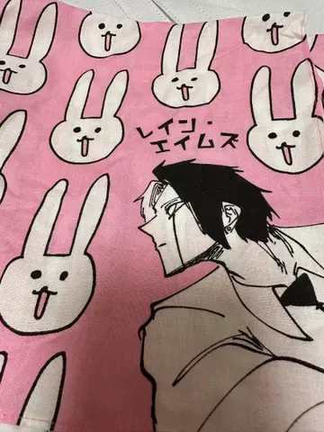 매쉬 레인 토끼 손수건