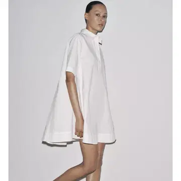 ZARA 포플린 숏 원피스 xs 9479078250 자라
