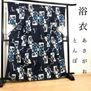 FF-194 유카타 면 아사가오 잠자리 잠자리