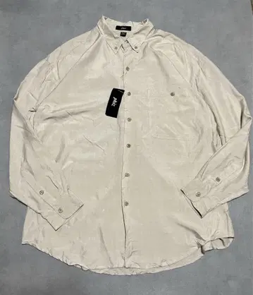 90s phiz 피즈 실크 100% 긴팔 셔츠 데드스탁 XL