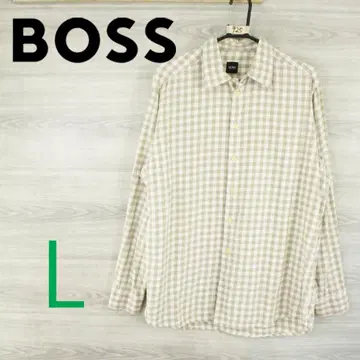 HUGO BOSS 휴고보스 <체크 긴팔 셔츠 빅 사이즈> M0925c