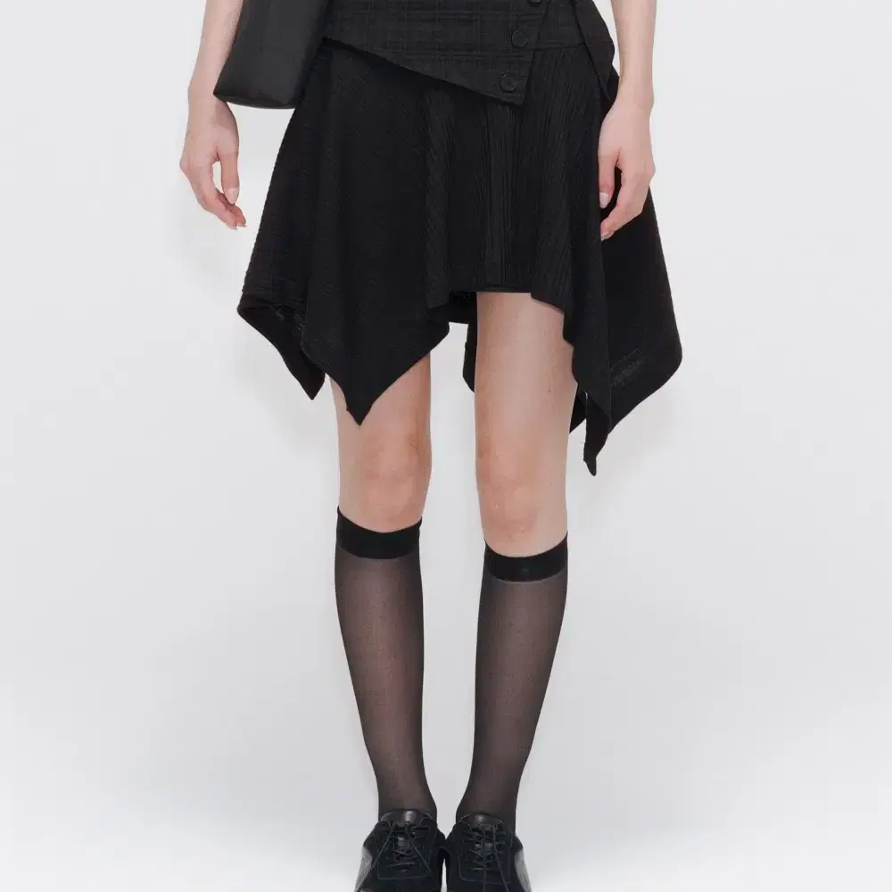 Miseki Seoul Draped Shirt Skirt Pants Set on Bunjang Global