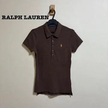 RALPH LAUREN 폴로 셔츠 브라운 랄프 로렌