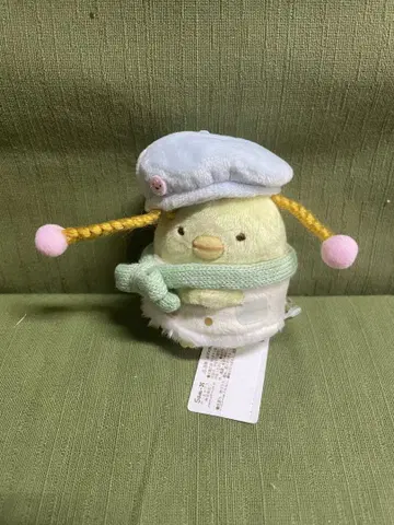스미코구라시 테노리 봉제 인형 펭귄? 머플러 베레모