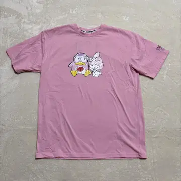 돈키 한정판 콜라보 산리오 마이멜로디 돈코 티셔츠 L 스티커
