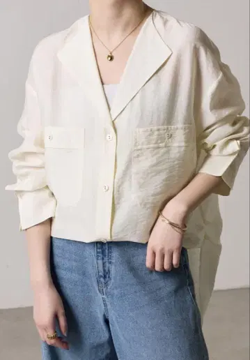 미사용 새상품 콜라주 개럴개런트 시어 셔츠