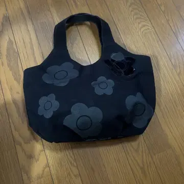 MARY QUANT 블랙 토트백