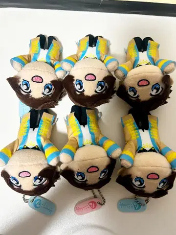 텐게츠 봉제 인형 약 10cm 6개 세트