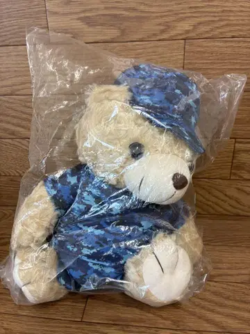 [미개봉] 약 30cm 바다 디지털 카모플라쥬 베어 봉제 인형