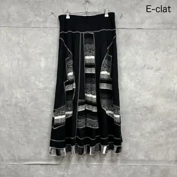E-clat EIKO KONDO 이소재 절개 디자인 스커트 N1056