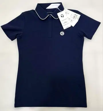 테일러메이드 여성용 폴로 셔츠 네이비 미사용 택 포함 XS