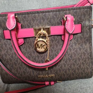 Michael Kors 숄더백 브라운/핑크