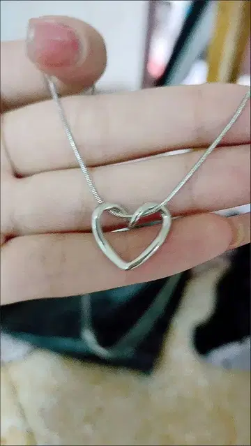 하트 모양 펜던트 목걸이
