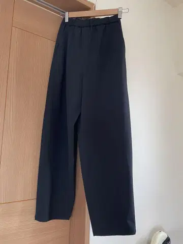 나곤스탠스 캐주얼 팬츠 롱 바지 S 여성용 블랙