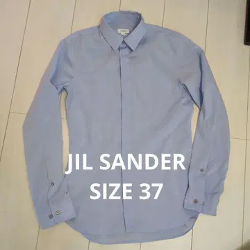 질샌더 셔츠 SIZE37 블루 무지