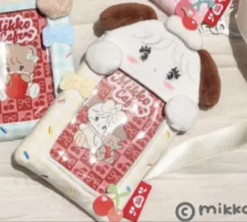 mikko 봉제 인형 카드 케이스 수플레 1개