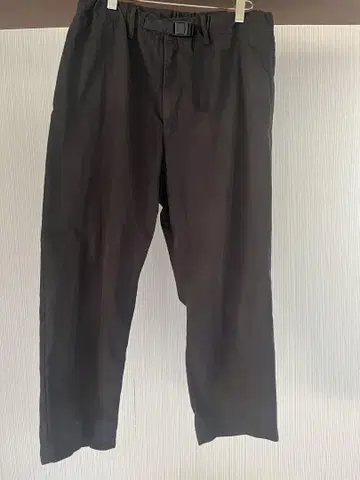무인양품 muji labo 면 혼방 발수 이지 크롭 팬츠
