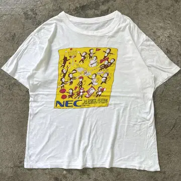 90s 일본제 NEC 바자르에서 판매되는 티셔츠 기업