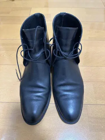 Trickers 블랙 레이스업 부츠