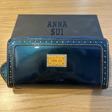 ANNA SUI 접이식 지갑 파랑