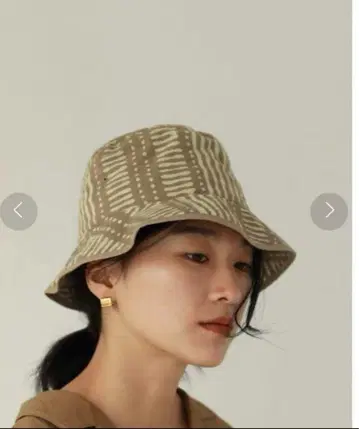 TODAYFUL 패턴 버킷 햇