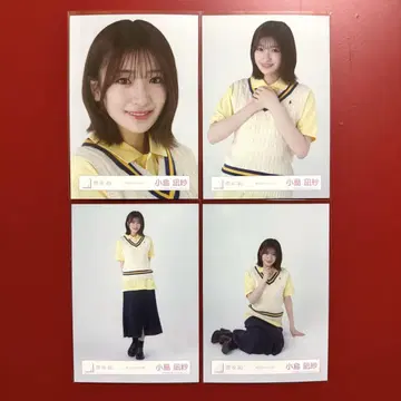 사쿠라자카46 브로마이드 코지마 나기사 피케 셔츠 코디 컴프