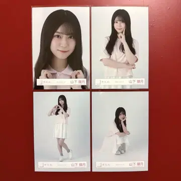 사쿠라자카46 브로마이드 야마시타 시즈키 피케 셔츠 코디 컴프
